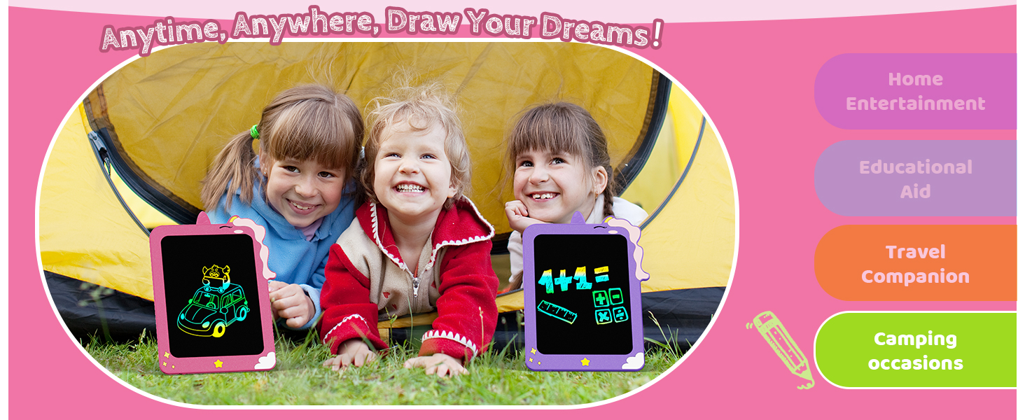 LCD Writing Tablet for kids Doodle Board drawing pad