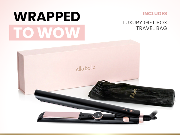 Black Slimline Infrared Hair Straightener