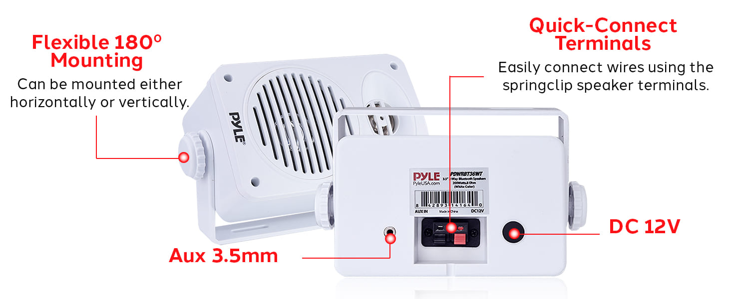 outdoor speakers wired waterproof pyle spk 8s motorola deck speaker soundtube rs500i thonet