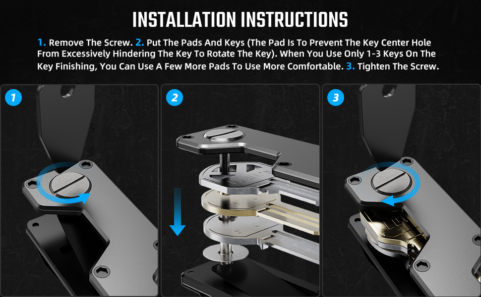 key organizer keychain
