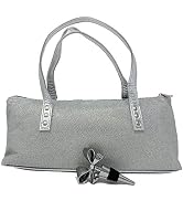 Happy Hour Bottle Stopper, Silver Glitter Wine Clutch, Standard