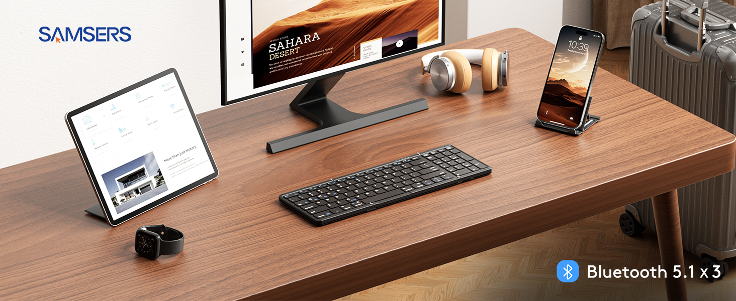 Full size foldable keyboard