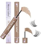WENDY LASHES Brown Lash Cluster Glue, Lash Bond and Seal Waterproof, Quick-Dry Long-Lasting 72H E...