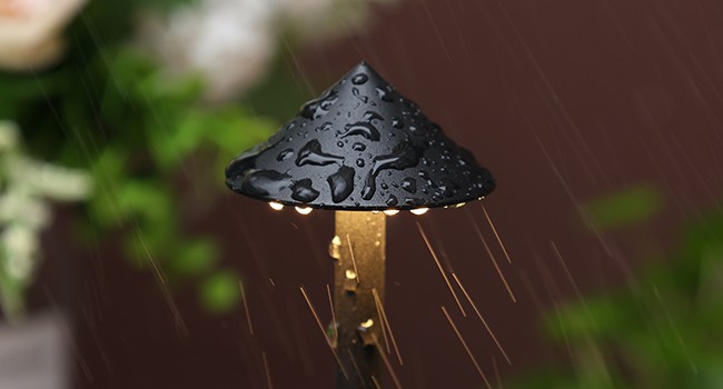 waterproof table lamp black