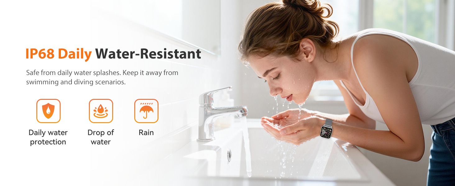 IP68 waterproof smart watch