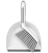 Zehrai Small Broom and Dustpan Set, Dustpan and Brush Set, Small Brush and Dustpan Set, Hand Broo...