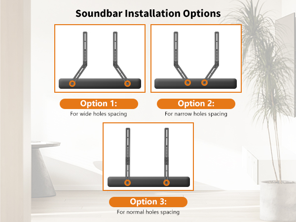 SOUNDBAR INSTALLATION OPTIONS