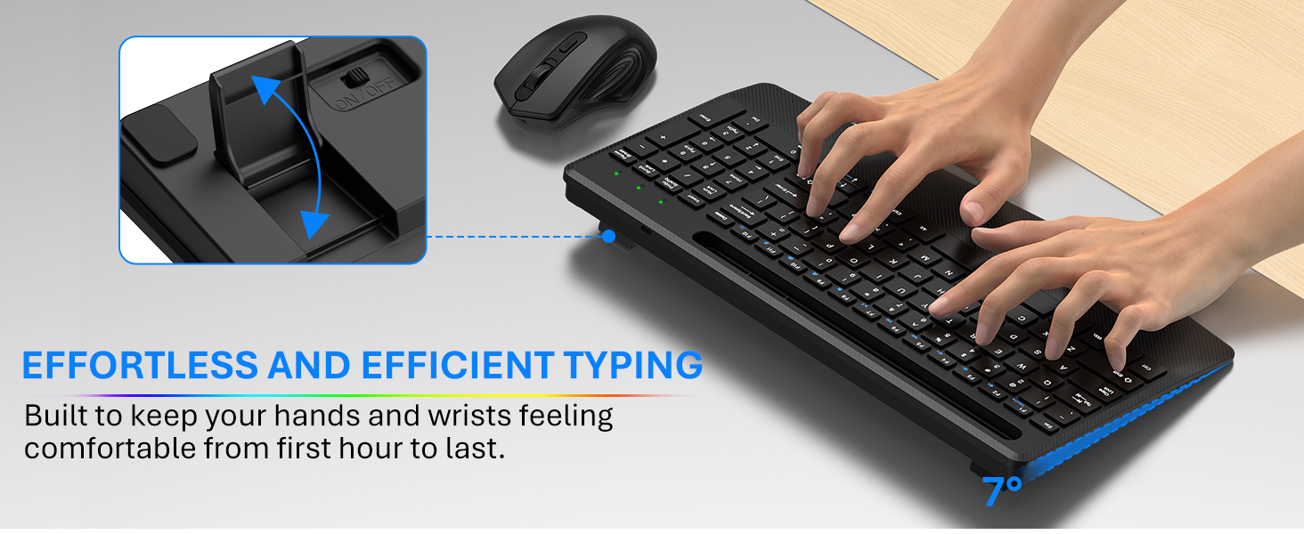 ergonomic keyboard and mouse combo
