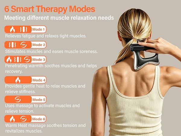 6 Modes Heated Muscle Scraper