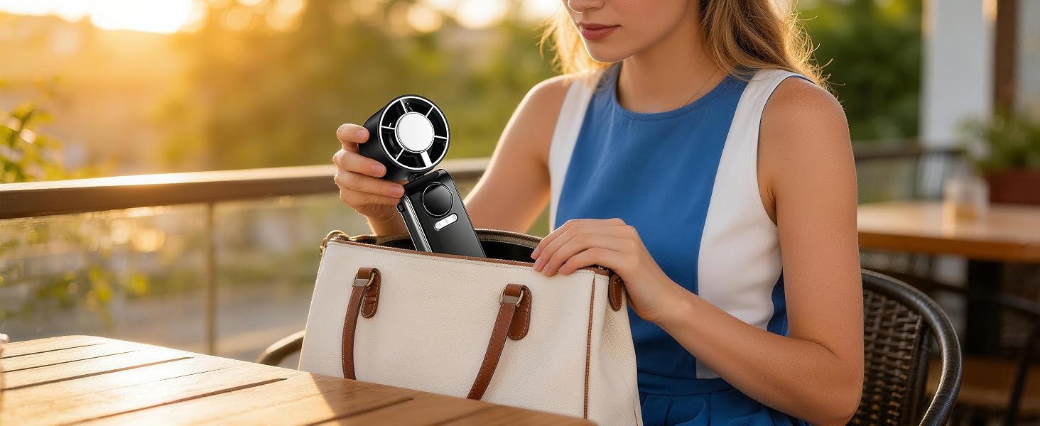 Portable Mini Handheld Cooling Fan