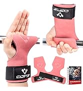 COFOF Weight Lifting Wrist Strap,Double Layer Leather Weightlifting Wrist Strap for Deadlift and ...