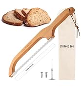 Bread Slicer For Homemade Bread, Sourdough Knife, Bow Design, Scoring tools, Dough Cutter, Baguet...