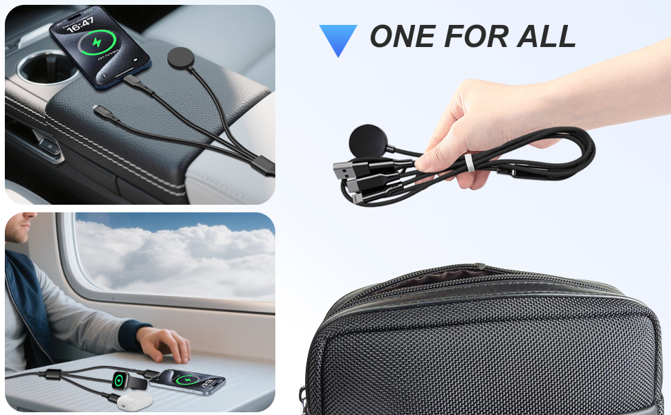 USB C Multi Charger Cord