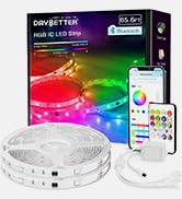 DAYBETTER Multi-Color Chasing in One Line Addressable Led Strip Lights 65.6ft, IC Chips SMD 5050 ...