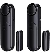 Window and Door Alarm When Opened (2 Pack) for Kids Safety/Home Security, Wireless Sliding Door O...
