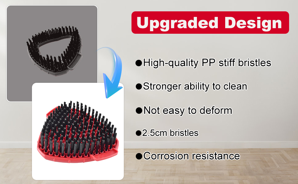 Replacement Mop Heads&amp;amp;amp; Handle Scrub Brush and Base Combo Set Compatible with O Cedar