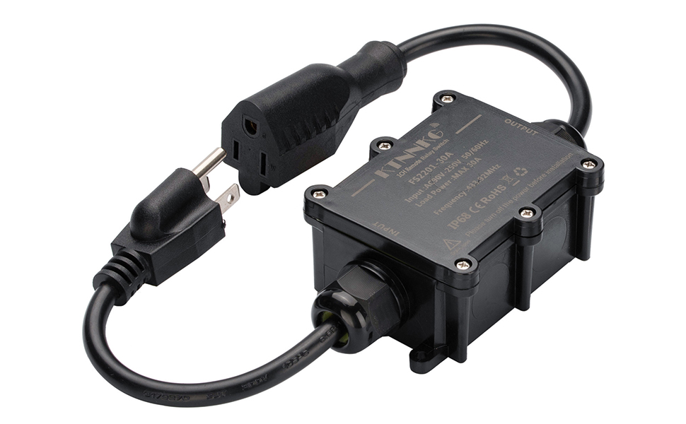 KTNNKG waterproof remote power switch 30A