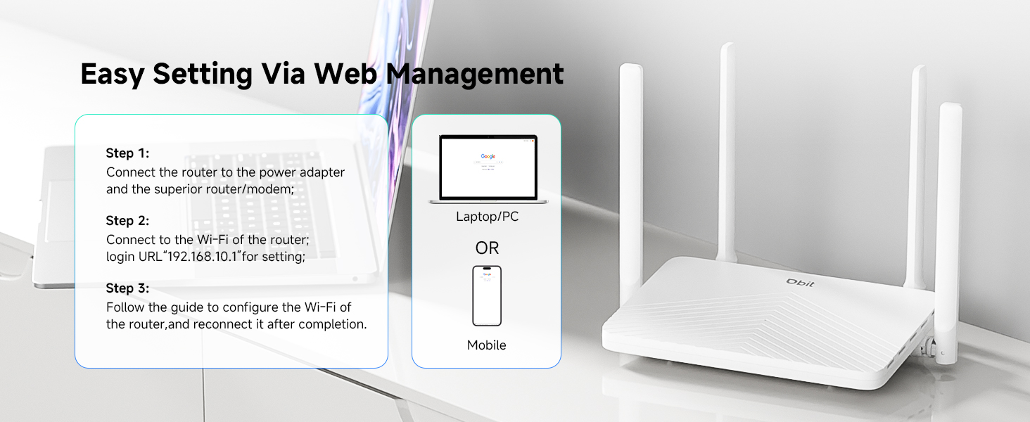 Easy Setup Via Web Management