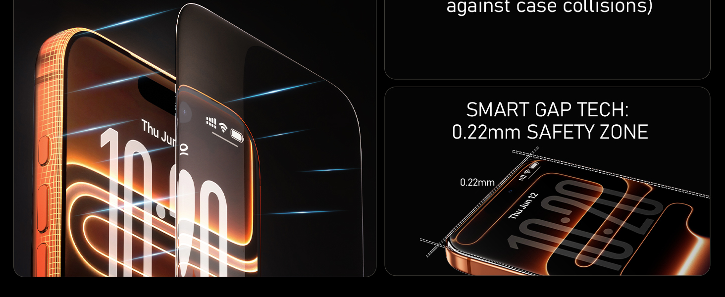 0.22mm Ultra-Thin Glass. All-New Side-Slide Dust-Free System. iPhone 17 Pro.