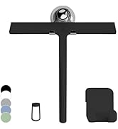 GÜTEWERK Silicone Shower Squeegee for Glass Doors &amp; Mirrors with Stainless Steel Core, Streak-Fre...