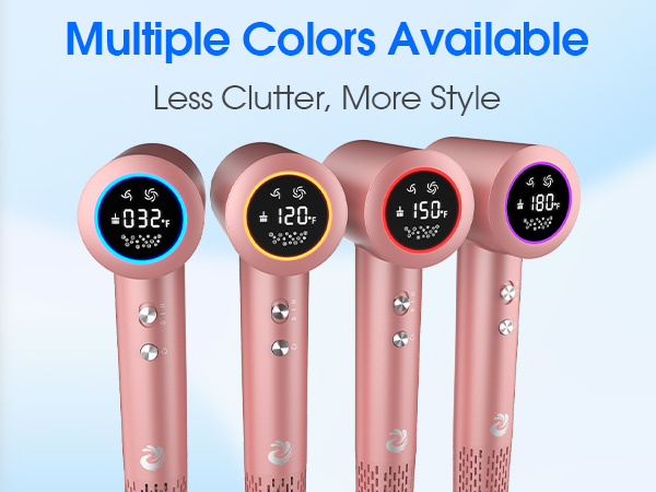 Plasma HairDryer Multiple Colors Available Less Clutter, More Style Hair Dryer, Hair Dryer for Home