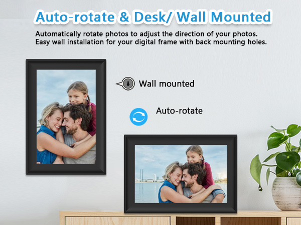 FRAMEO 10.1 Inch Smart WiFi Digital Photo Frame