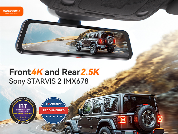 digital rear view mirror