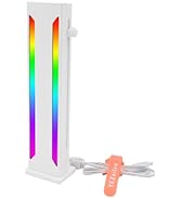 YEZriler Graphics Card Support Bracket White ARGB, GPU Stand Brace Sag Holder with Adjustable Len...