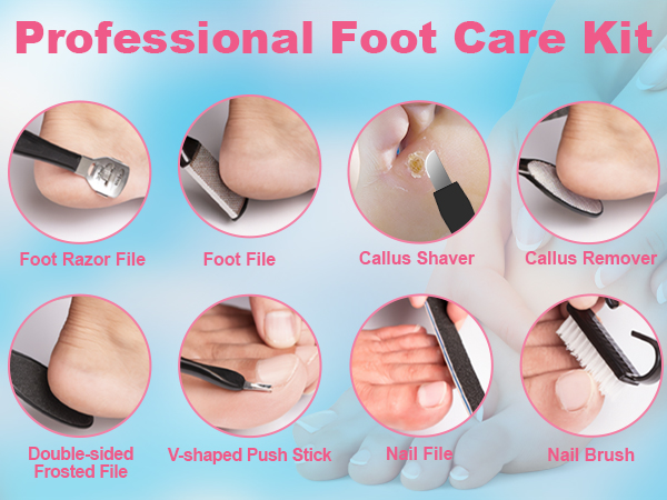 It comes with a more convenient set of foot tools.