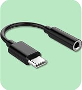 USB C to 3.5mm Headphone Jack Adapter for iPhone 15/15 Pro/Pro Max/Plus, USB C to Aux Audio Dongl...