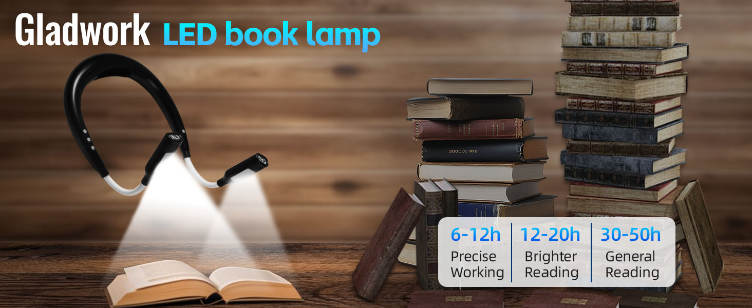 gladwork LED book lamp