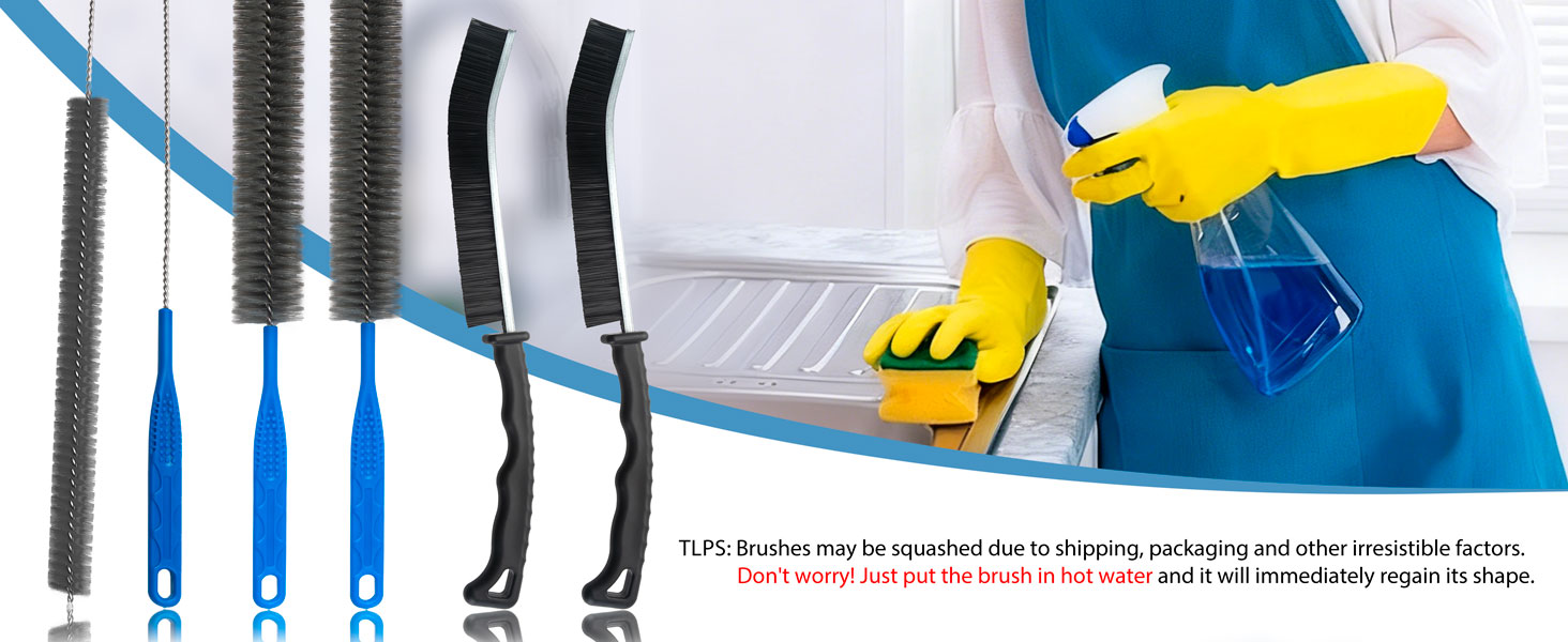 Dryer Vent Brush and Refrigerator Coil Cleaning Brush