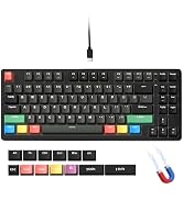 OHY 75 Percent Rapid Trigger Gaming Keyboard, XVX G75 Wired Mechanical Keyboard 85 Keys with Hype...