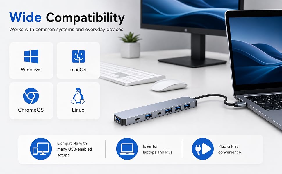 7 port usb hub