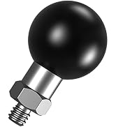 BRCOVAN 1'' Ball Adapter with 1/4"-20 Threaded Post for Action Camera &amp; Camcorder Compatible with...