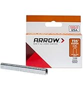 Arrow Heavy Duty T25 Round Crown Staples for Cable and Low Voltage Wiring, 1100 Pack, 7/16 Inch