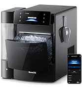 GoveeLife Smart Nugget Ice Maker Pro, 60lbs Daily, 6-Minute First Ice, 40dB Ultra-Quiet with AI N...