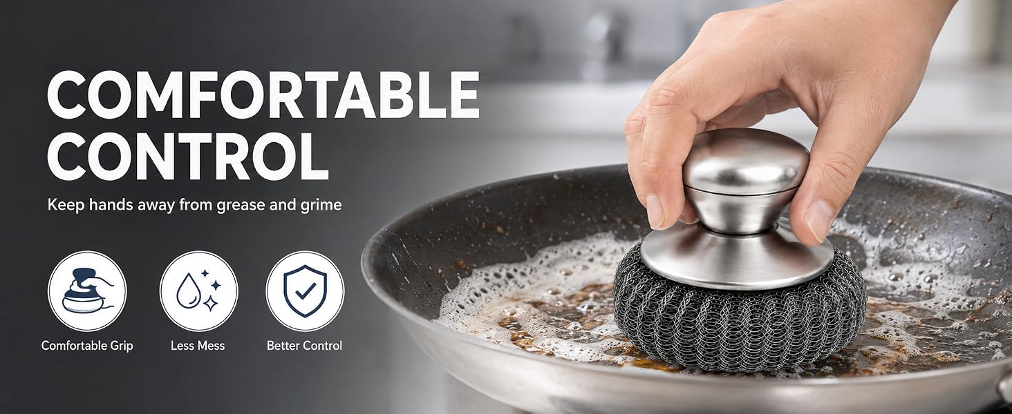 cast iron scrubber