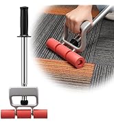 Rubber Roller 17.5-27 Adjustable j Roller Pressure Tool Heavy Duty Floor Roller Save Effort Lamin...