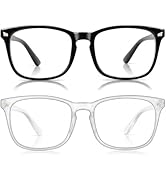 Vbewo 2 Packs Professional Sleep Glasses with 97.6% Blue Light Blocking Dual AR Coatings Clear Le...