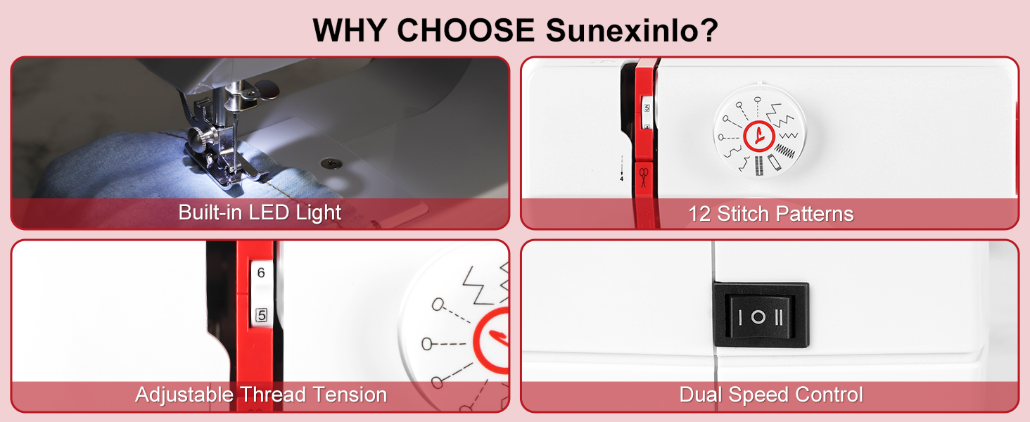 Practical Features Designed for Easy and Accurate Sewing