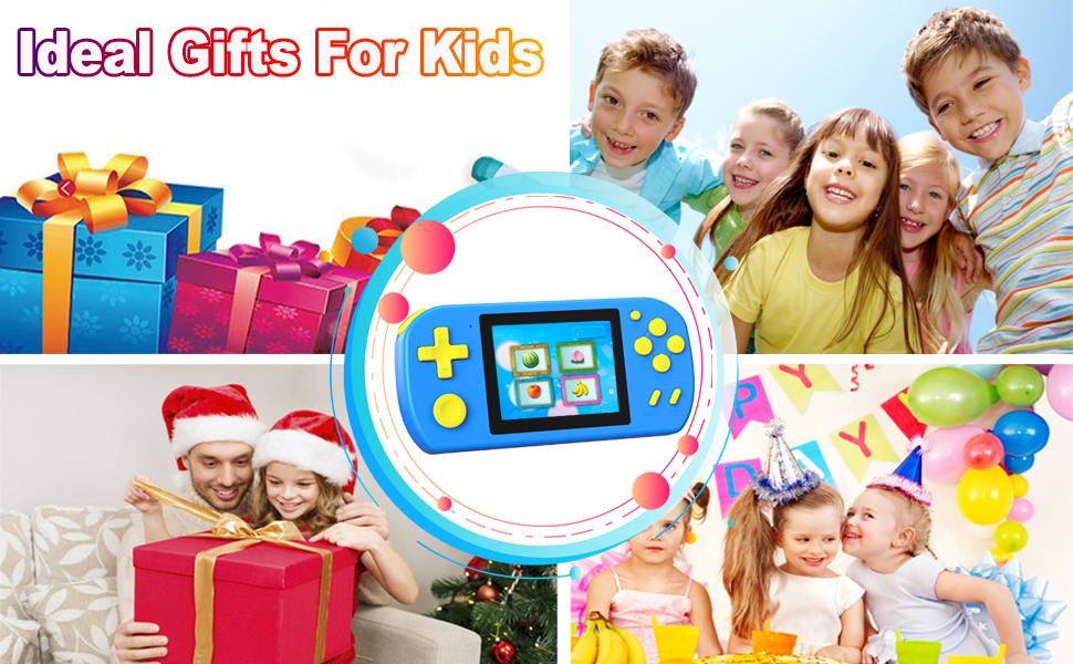 handheld game console as a nice gift for kids 4-14 years