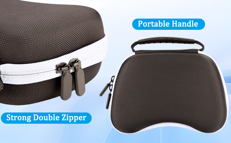 Game Controller Storage Case for PS5, Carrying Travel Protective Case for Playstation 5