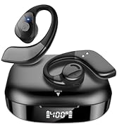 Golvery Bluetooth 5.3 True Wireless Earbuds w/DSP Noise Cancelling Mic, Open Ear Stereo Sports He...