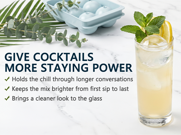 cocktail ice cube molds