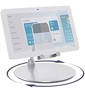 WAWXH1314 Elevated Stand for Echo Hub, Rotatable Tilt Table Holder for Alexa Hub, Aluminum Stand ...