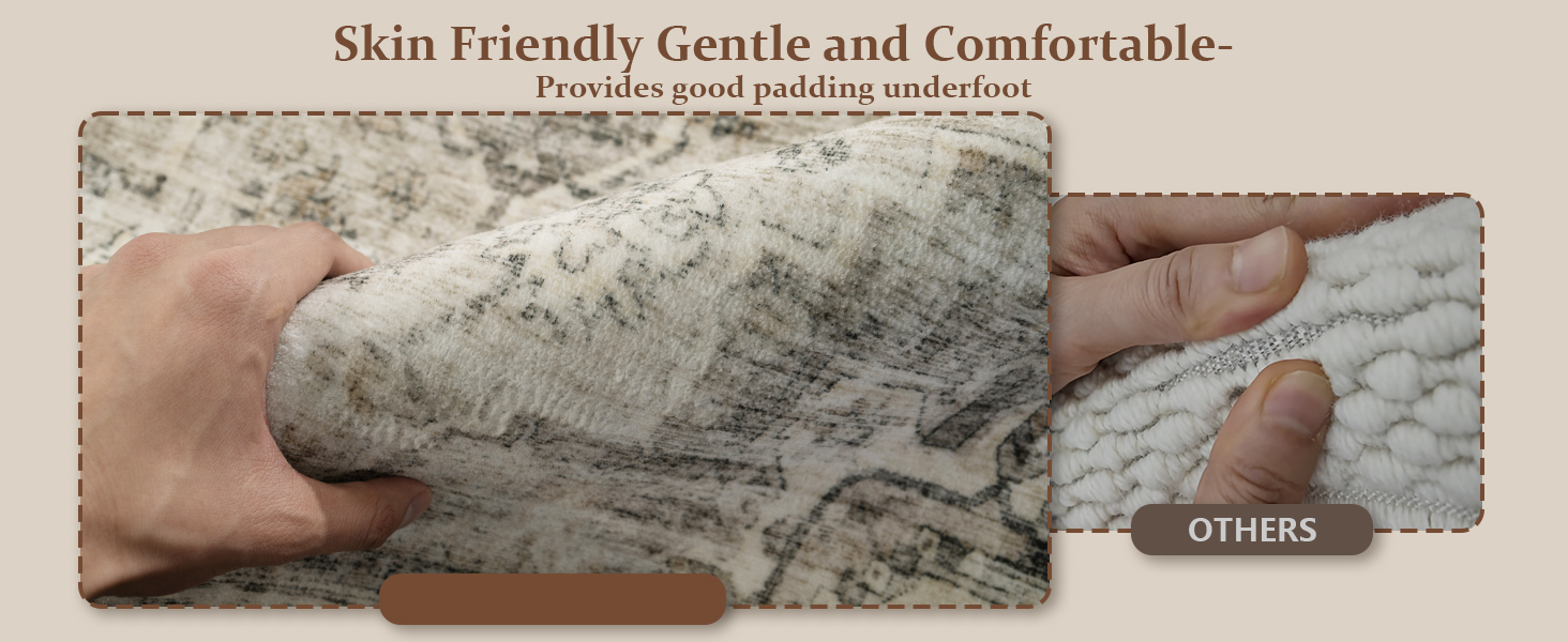 Comfortable Area Rug Provides good padding underfoot