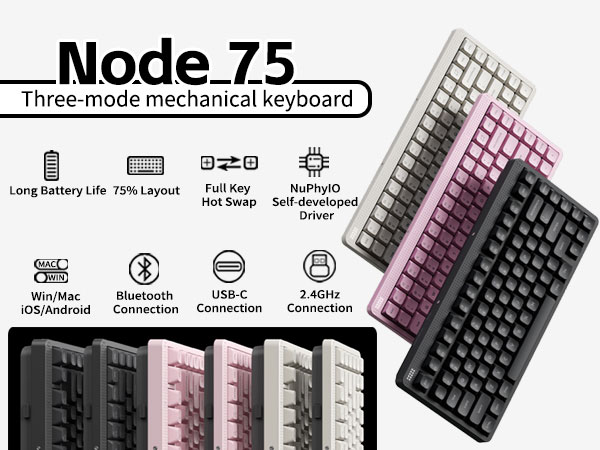 Wireless gaming keyboard