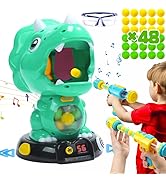 EagleStone Moveable Dinosaur Shooting Toys Triceratops Toys Kids Shooting Games Toys with LCD Sco...