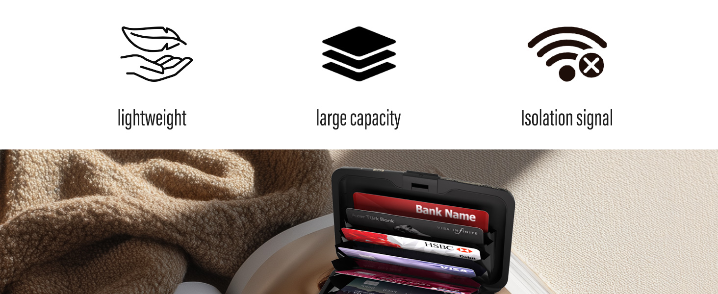 credit card holder mini aluminum wallet women rfid blocking wallets slim metal hard case wallet